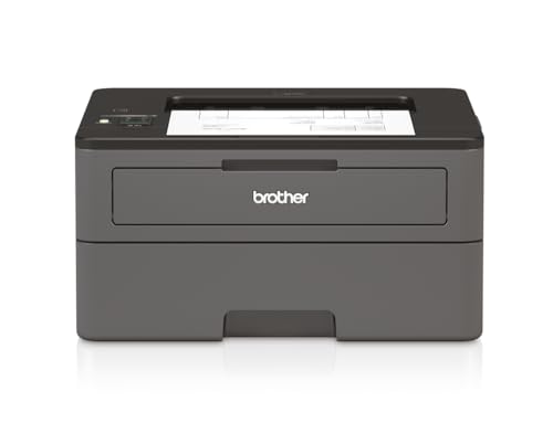 Brother HL-L2375DW Kompakter S/W-Laserdrucker (34 Seiten., A4, echte 1.200x1.200 dpi, Duplexdruck, 250 Blatt Papierkassette, USB 2.0, WLAN, LAN), Dunkelgrau/Schwarz