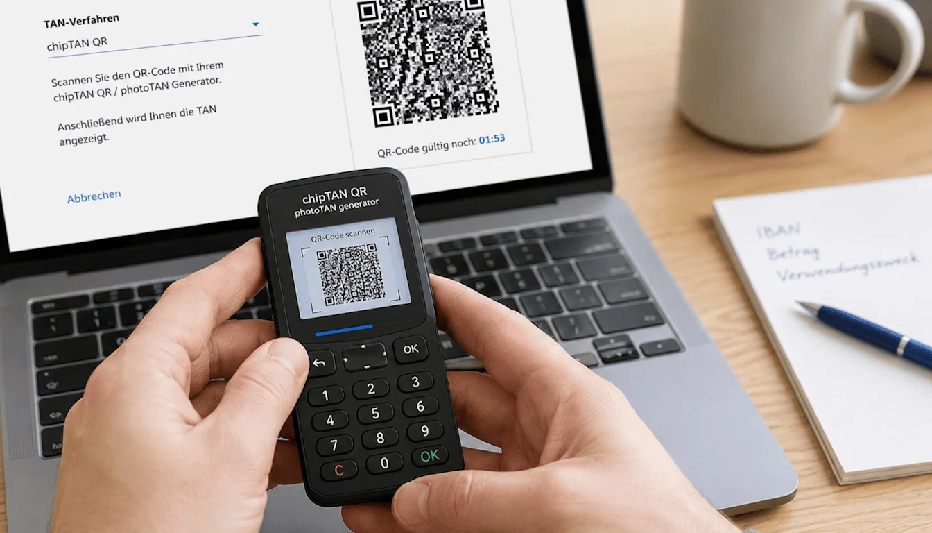 Chip TAN QR Generator Banking